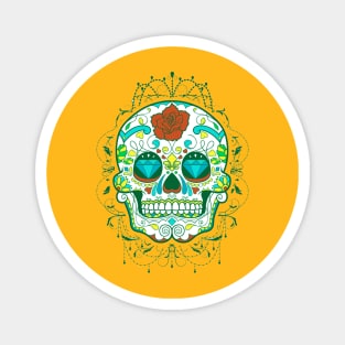 cool skull candy Magnet